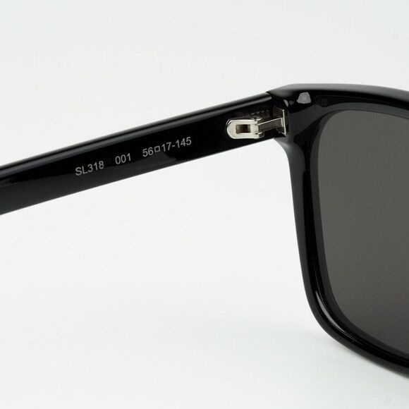 NEW Saint Laurent SL318 001 Black Square Unisex Sunglasses main image 7